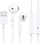 Kufje in ear Oppo MH147, USB C, me mikrofon, të bardha