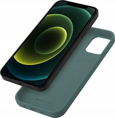 Kllëf telefoni Mercury Silicone për iPhone 14 Plus, 6.7", silikoni, jeshil