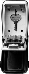 Kuti sigurie për çelësa Master Lock 5423EURD, me kombinim butonash, për mur, e zezë gri
