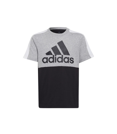 Maicë për fëmijë Adidas, e bardhë/e hirit/e zezë
