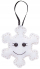 Set kreativ DIY Felt Snowflake, set punime me dorë për kalamaj 5+, dekor prej ndjere, i bardhë