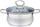 Tenxhere Maestro MR-3508-22, 22cm, 3.8L, inoks, me kapak xhami