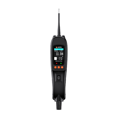 Tester qarku Ancel PB500, për sisteme 12–24V, ekran TFT, i zi