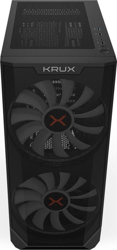 Kasë kompjuteri Krux Vortex ARGB (KRX0094), e zezë
