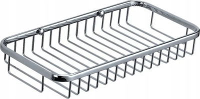 Raft dushi Stella 16.013, metal krom, montim në mur, argjendtë