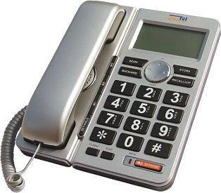 Фиксен телефон Dartel LJ-240, сребрен