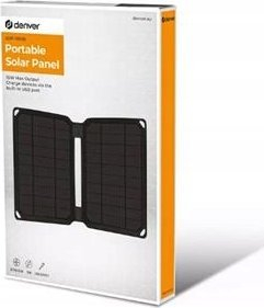 Panel diellor portativ Denver PPS-42000, 10W, USB 5V 2A, i zi