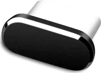 Kapak mbrojtës për porta DA23 Dust Cover, USB‑C dhe AUX, set 2 copë, i zi