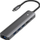 Adaptori USB C Extra Digital, HDMI, LAN, 3x USB 3.0, USB C PD 100W, gri