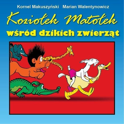 Libër për kalamoj GampP Koziołek Matołek among wild animals, polonisht, kapak i fortë