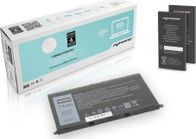 Bateri laptopi Movano Dell P65F001 P57F003, 74Wh, Li‑Polymer, e zezë