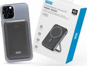 Power bank Newell MS-10000 MagSafe, 10000 mAh, PD 20 W, gri