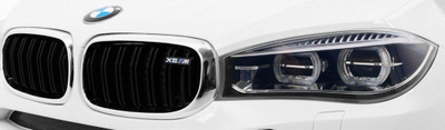 Makina elektrike për kalamaj BMW X6M, me pult, drita LED, e bardhë