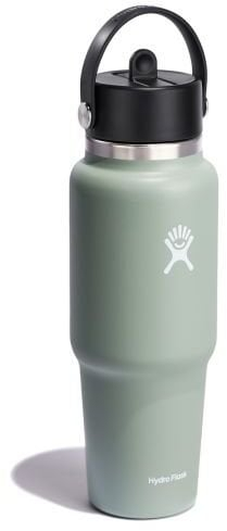 Патна шише Hydro Flask Wide Mouth, 32 Oz, со капак Flex Straw, агава
