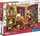 Puzzle Clementoni Santa's Visit, 1000 copa, koleksion Krishtlindjesh, shumëngjyrësh