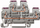 Bllok terminali Wago 870-508, 2 nivele, 2.5mm², gri