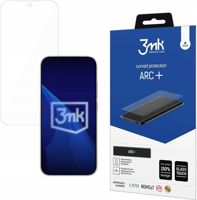 Foli mbrojtëse 3mk ARC+ për POCO X8 Pro, për ekran të lakuar, e tejdukshme