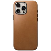 Mbulesë telefoni Nomad Modern Leather Case, për iPhone 16 Pro Max, lëkurë full grain, English Tan