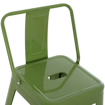 Stol bari mesatar Melita-Pro 43x43x88Hcm (HM8574.53), gjelbër