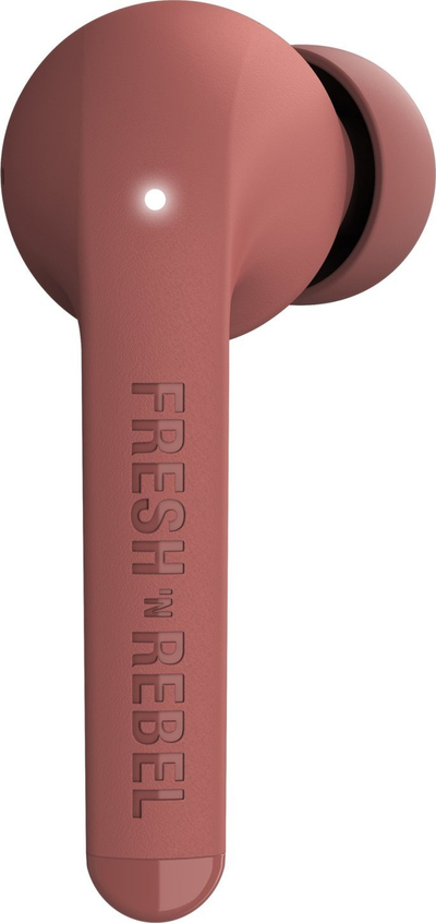 Блуetooth слушалки Fresh n Rebel Twins Fuse True Wireless, во уво, со кутија за полнење, Safari Red