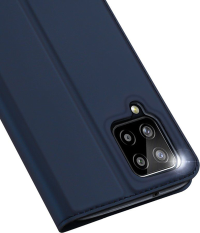 Këllëf Dux Ducis Skin Pro për Samsung Galaxy A22 4G, me xhep kartash, bojkë e errët