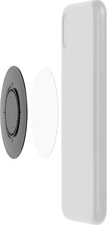 Patch telefoni Fidlock Vacuum Uni, ngjitës M3, universal, i zi
