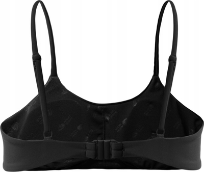 Top bikini për gra Aquawave Norte, rripa të rregullueshëm, mbyllje me kapëse, i zi