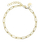 Byzylyk Rosefield Rectangle Chain, i praruar me ar, çelik inoks, i personalizueshëm