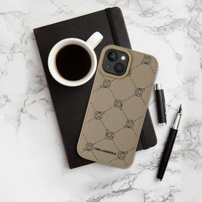 Mbrojtëse telefoni Karl Lagerfeld KLHMP16SPGKHPHK, për iPhone 16 6.1", MagSafe, e zezë