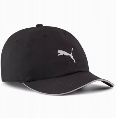 Kapele sportive Puma Running III 026169-01, me strehë të lakuar, e zezë