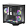 Kuti kompjuterike DarkFlash FT350 Mini Tower, M ATX ITX, 5 ventilatorë ARGB, e zezë