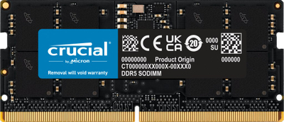 Memorie RAM Crucial CT16G48C40S5, 16GB, DDR5 SO DIMM, 4800MHz
