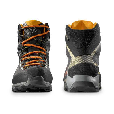 Çizme trekking La Sportiva Aequilibrium Hike GTX, me membran Gore Tex, taban Vibram, gri me portokalli