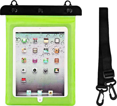 Kuti universale kundra ujit për tablet, PVC, 10", jeshile