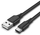 Kabllo USB në USB-C Vention, 0.5m, 3A, e zezë