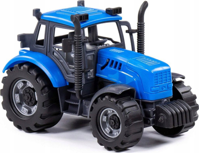 Traktor lodër Polesie Progres 91215, me mekanizëm inertial, plastik, blu
