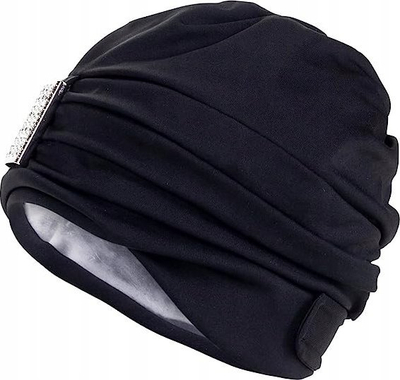 Kapuç noti Fashy 3498 për gra, me stras, one size, i zi