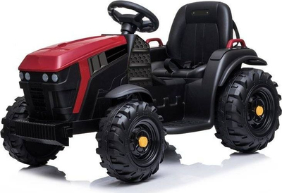 Traktor elektrik për kalamoj Lean Cars BDM0925, 12V, me rimorkjo, i kuq
