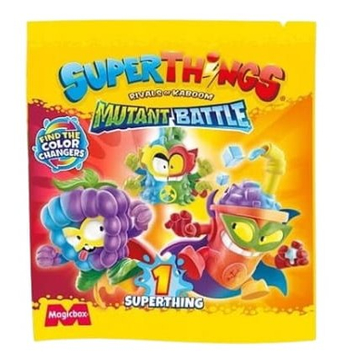 Figurina surprizë SuperThings Mutant Battle, kuti me 25 qese