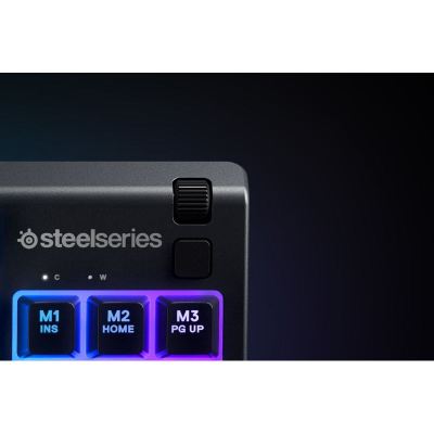 Tastierë gaming SteelSeries Apex 3 TKL, RGB, IP32, e zezë