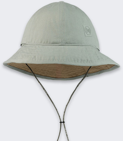 Kapelë bucket Buff Nmad, 100% pambuk, mbrojtje nga dielli UPF 50, bezhë