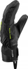 Doreza ski Leki WCR C-Tech 3D Mittens Kids, për kalamaj, madhësia 8, të zeza me neon të verdhë