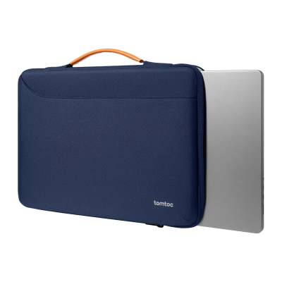 Çantë laptopi Tomtoc Defender A22, 14", dorezë transporti, blu navy