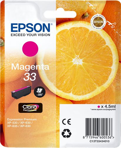 Ngjyrë Epson 33 (C13T33434010), vjollcë
