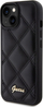 Mbështjellëse telefoni Guess, për iPhone 15, lëkurë ekologjike, e zezë