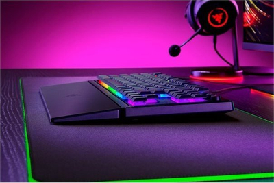 Tastierë gaming Razer Ornata V3 Tenkeyless, low profile, Razer Chroma RGB, e zezë