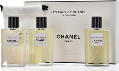 Set Chanel The Waters of Chanel: Paris - Deauville, 30ml + Paris - Venise, 30ml + Paris - Biarritz, 30ml