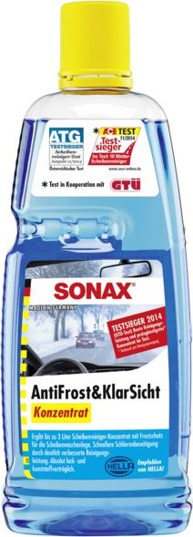Lëng për xhama Sonax, dimëror, 1000ml, i kaltër