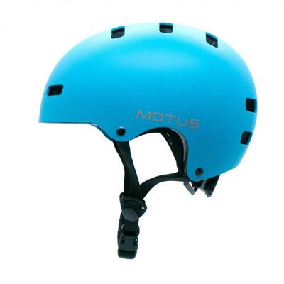 Kaskë biçiklete për fëmijë Motus Blue, madhësia M, 48-56 cm, e kaltër
