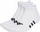 Çorape sportive Adidas Performance Cushioned Low, 3 palë, për kalamaj, të bardha